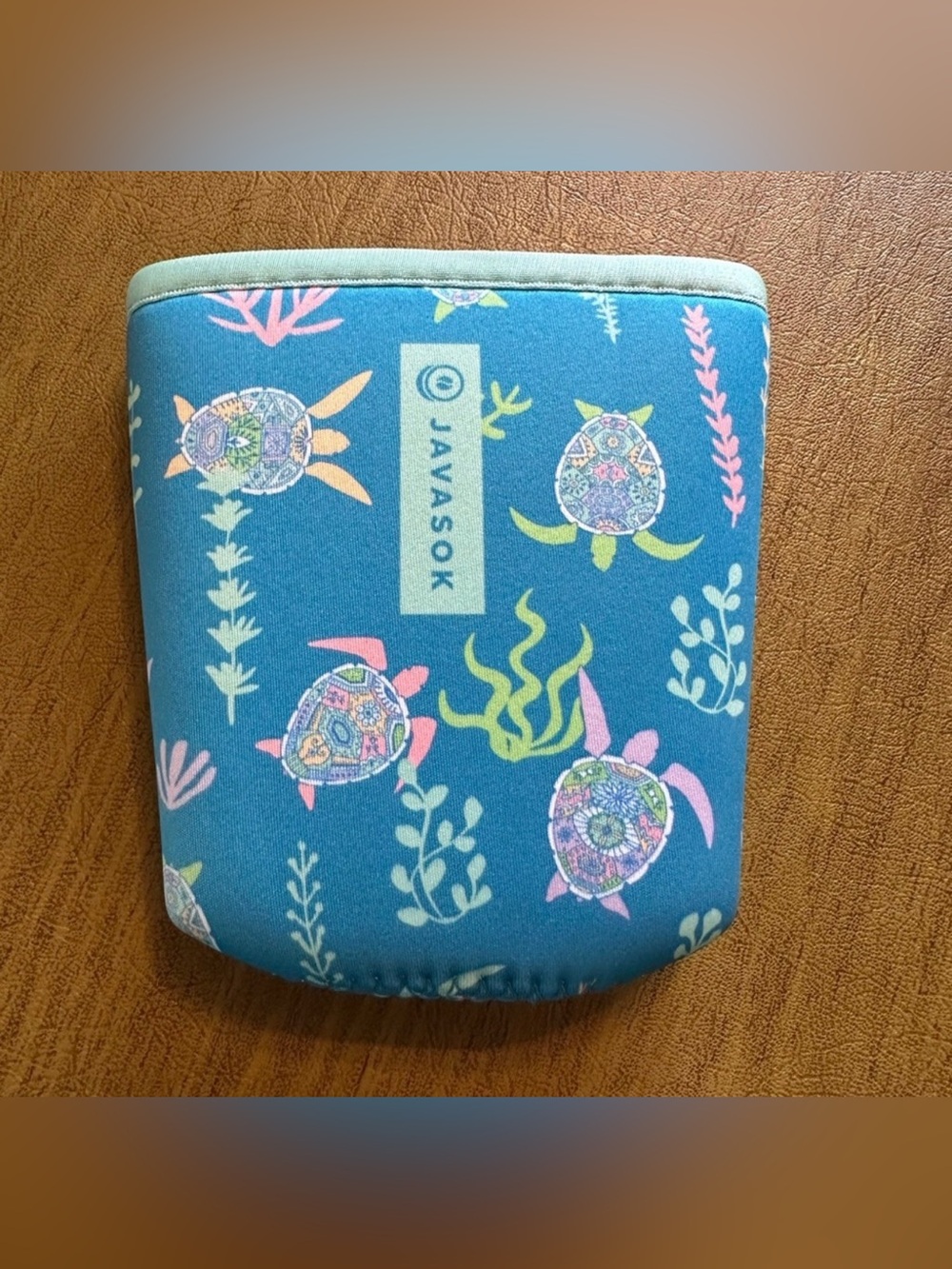 JavaSok Reusable Insulated Cold Beverage Sleeve.